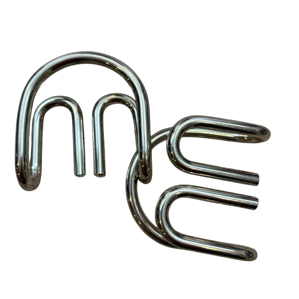 Lot‎ of Three Metal Brain Teaser Puzzles